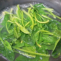 #福福夜菜#Cold spinach recipe illustration 3