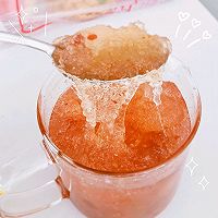 Sour and sweet spring drink: Peach Gum Snow Swallow Cranberry Illustration of how to make raspberry soup 6