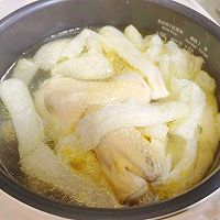 #小食街How to eat#春healthsoup/bamboo fungus Illustration of how to make chicken soup 5