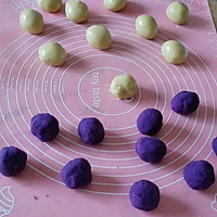 Illustration of how to make Cantonese purple sweet potato mooncake#Handmade mooncake# 7