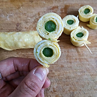 Egg Roll Asparagus - Illustration of Spring Healthy Slimming Meal 9 