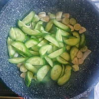 #春日limited on the dining table#Spring fat-reducing meal: Qing Illustration of how to make fried cucumbers 4