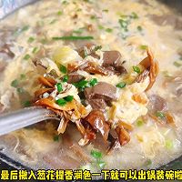 #Open the game to eat game# Winter melon, duck blood and egg soup Illustration of how to do it 6