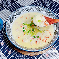 #showyourreuniondinner# Steamed crab sticks with soy milk Illustration of how to make watered egg (classic home-cooked Cantonese dish) 16