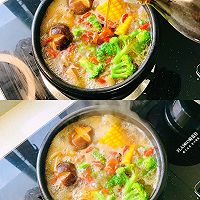 #thisweekheatlist# It is more suitable to eat hot food in summer. Illustration of how to make mushroom, corn and chicken drumstick pot 7