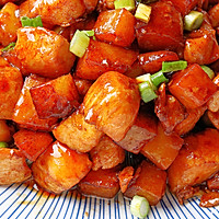 Fried potatoes and stir-fried diced chicken︱Illustration of how to make it tender and go well with rice 7