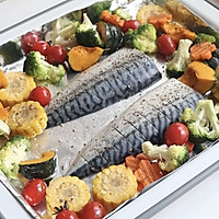 Illustration of how to make Norwegian mackerel with grilled vegetables 8