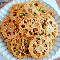 #秋How to eat#Illustration of how to make cold lotus root slices 15