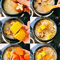 #thisweekheatlist# It is more suitable to eat hot food in summer. Illustration of how to make mushroom, corn and chicken drumstick pot 4