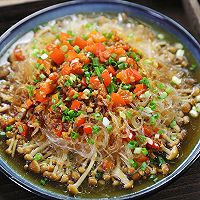 #绻 Fresh MatsutakeEnjoy a bag of #⭐Garlic vermicelli with enoki mushrooms⭐Illustration of how to make it 6