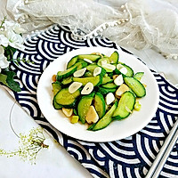 #春日limited on the dining table#Spring fat-reducing meal: Qing Illustration of how to make fried cucumbers 8