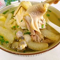 #光食街How to eat#spring health soup/bamboo fungus Illustration of how to make chicken soup 8