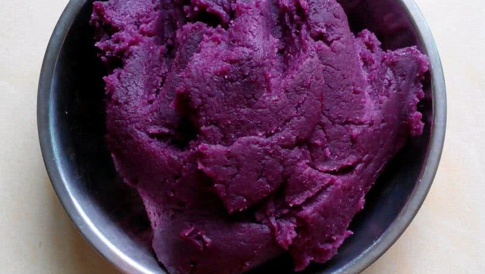 Purple sweet potato filling