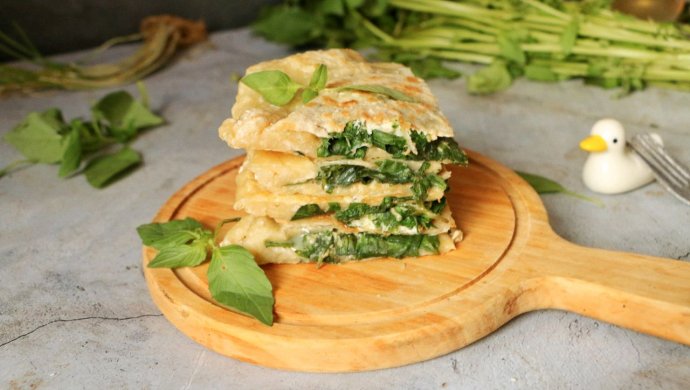 Traditional Henan hometown snack Jingcai Egg Pancake