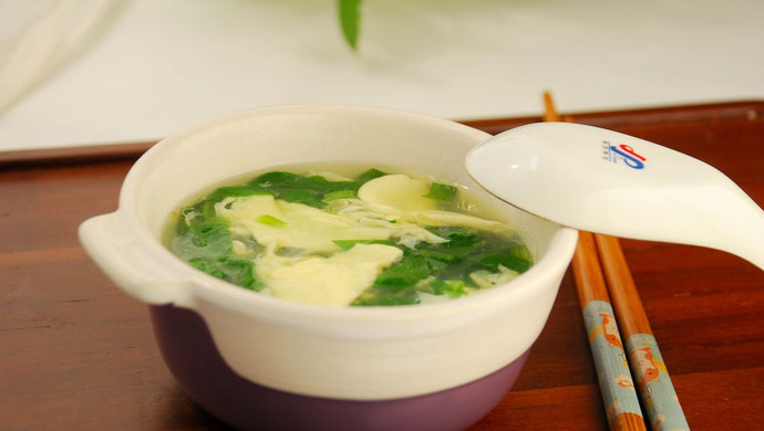 Spinach and Egg Soup