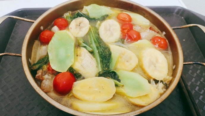 Bacon and Fruit Hot Pot