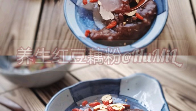 Healthy red bean and lotus root powder