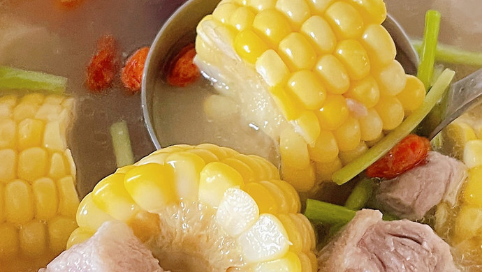 Corn, Yam and Pork Ribs Soup