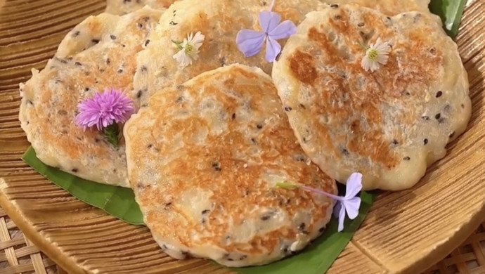 Thai Dessert Snack Banana Coconut Pancake