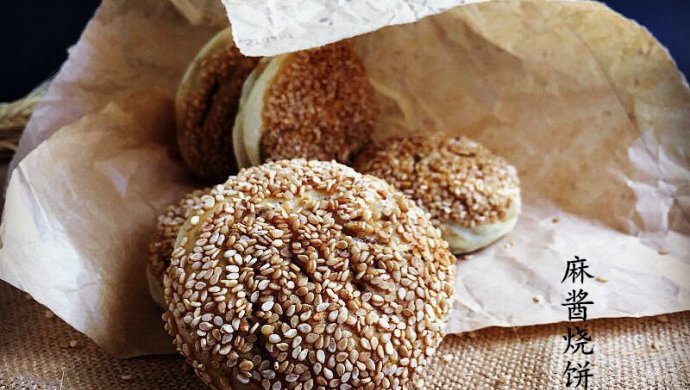 sesame sauce pancakes