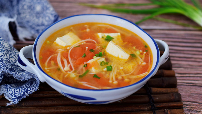 Tofu soup