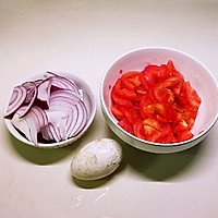 #One Person, One Specialty Dishes#How to make tomatoes, goose eggs, and purple onions Illustration 1