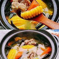 Even three bowls are not enough, autumn glutinous rice tonic corn ribs soup Illustration of how to do it 1