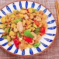 Cantonese three-color pepper stir-fried chicken | Comparable to five-star hotels Illustration of how to make famous Cantonese dishes 18