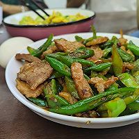 #Start Summer Food Plan with Sam#Chili Stir-fried Pork, Illustration of the Summer Soul Dish 11