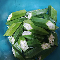 # Zero belly burden to eat late night snack#Peony okra recipe illustration 3