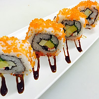 Illustration of how to reverse roll sushi 5