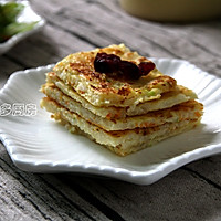 Illustration of how to make rice egg pancake 10