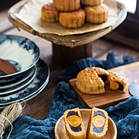 The cake is like chewing the moon, with crispy and sweet fillings in it-- -Illustration of how to make egg yolk Guangyue 14