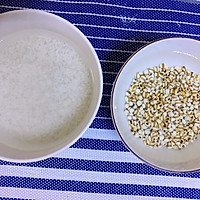 Illustration of how to make barley glutinous rice porridge 2