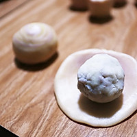 [Taro Meringue Mooncake] Homemade to reduce sugar and oil Illustrations of healthier practices 14