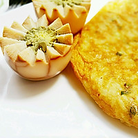 Quick Breakfast - Chives, Eggs, Rice Pancakes Recipe Illustration 12 