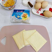 5-minute quick breakfast, a mouthful of thick Japanese cheese Illustration of how to make egg roast 1