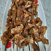 Home oven version of grilled skewers (ecstasy late night snack)-beef/sheep /Illustration of how to make chicken skewers 1