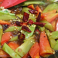 There is no meat [Vegetarian Stir-fried Double Extracts [❤️Sichuan Cuisine] Vegetarian Lettuce, Carrots and Peach Love Nutritionist's Illustration of how to do it 19