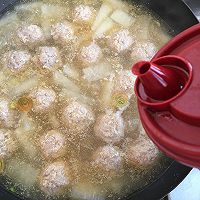 It's time to get rid of the heat in spring. Winter melon and meatball soup + multigrain rice. Illustration of how to do it 12