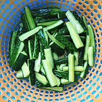 #changing patterns for breakfast#Breakfast side dishes—— Illustration of how to make crispy cucumber pickles 6