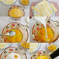 5-minute quick breakfast, a mouthful of thick Japanese cheese Illustration of how to make egg roast 3