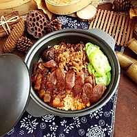 Illustration of how to make iron pot rice 10