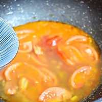 #网Celebrity Food I'll Make#Tomato Enoki Mushroom Fat Beef Illustration of how to do it 8