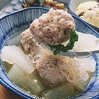 Winter Melon Meatball Soup + Multigrain Rice Recipe Illustration 14