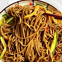 #Let's have a meal#It's delicious, not fat, low in calories and refreshing Illustration of how to make cold shredded chicken and buckwheat noodles 10