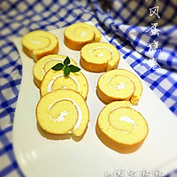 Chiffon Cake Roll Recipe Illustration 10