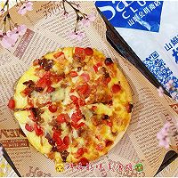 # Combination of Chinese and Western food can also be eaten like this#Sam's grain-fed roast beef Tomato Thick Cheese Pizza Recipe Illustration 1