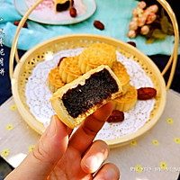 Cantonese-style date paste mooncake (50g mooncake mold, 30 servings ) Illustration of how to do it 28