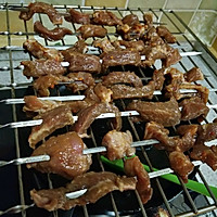 Home Oven Version of Kebabs (Ecstasy Late Night Supper) - Beef/Sheep /Illustration of how to make chicken skewers 2